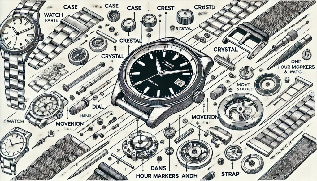parts of a watch lr